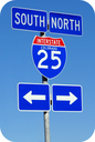 Interstate 25 road sign thumbnail image