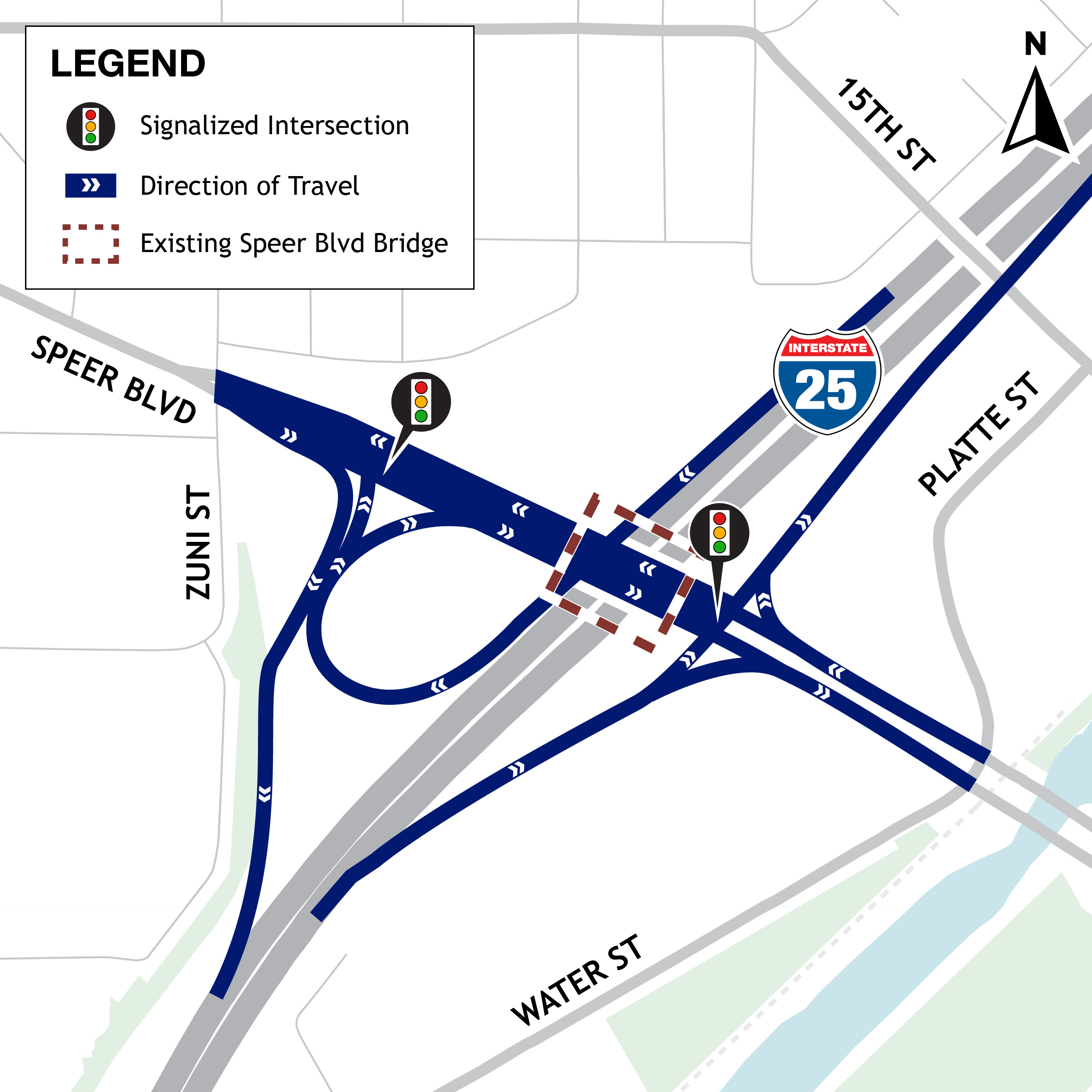 Proposed Alternative Speer Boulevard Partial Clover Leaf Interchange with I-25.jpg detail image