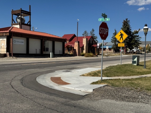 US 285 CO 9 Intersection Improvements and Bridge Replacement New Curb Ramps 5th Street Fairplay.jpg detail image