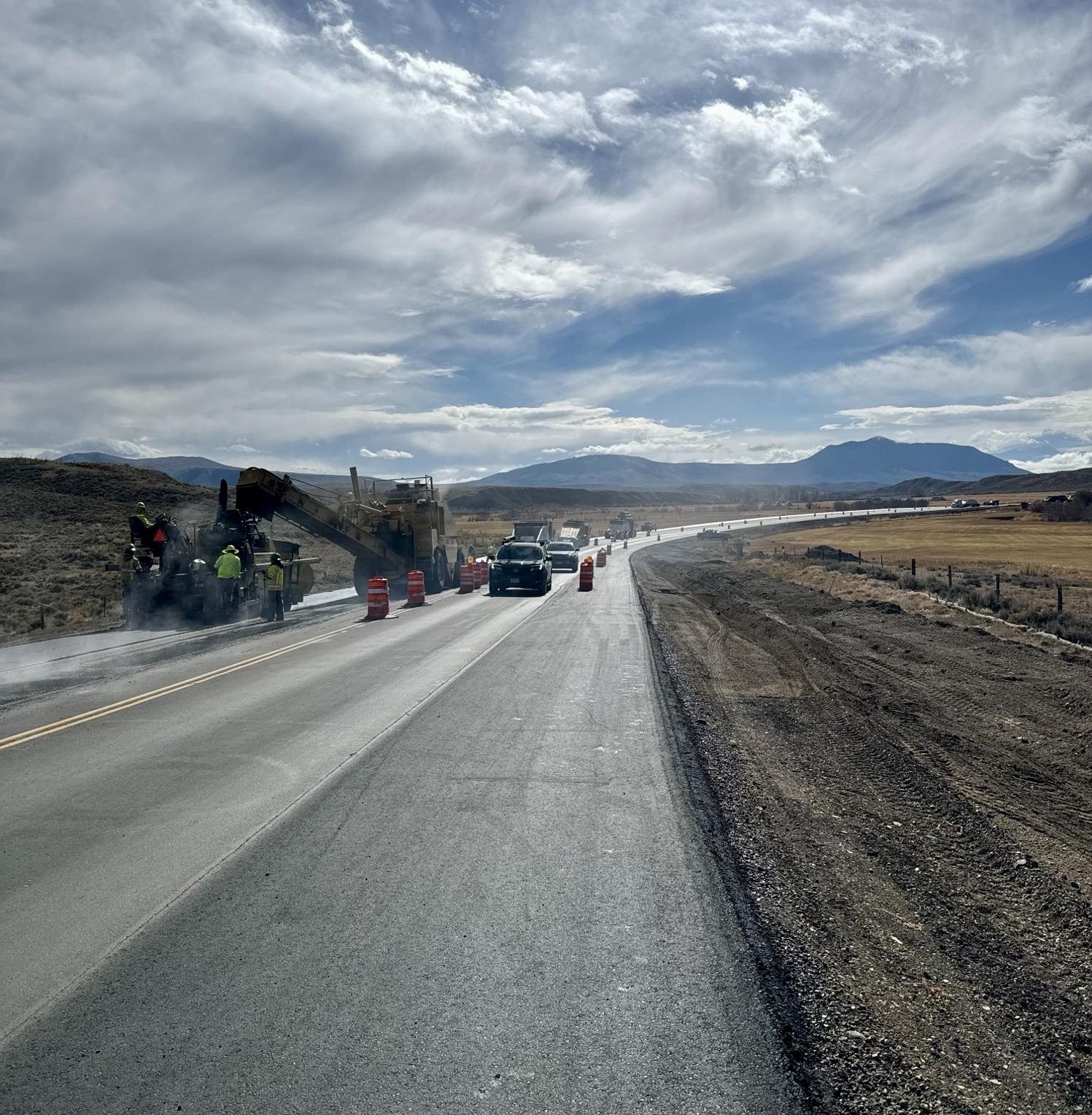 US 40 Passing Lanes Grand County Asphalt Paving October 2024.jpeg detail image