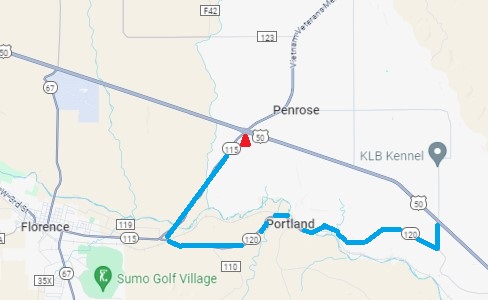 Detour Map of CO 115 On Ramp to Eastbound US 50 Closure.jpg detail image