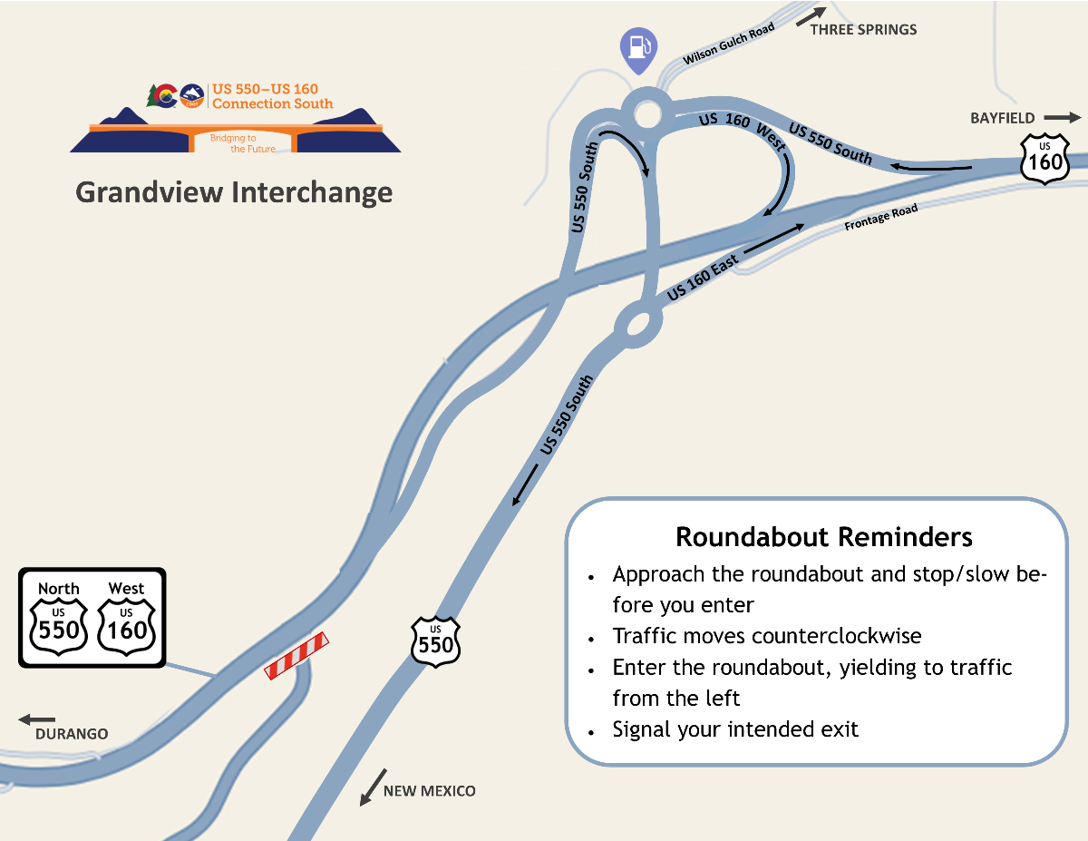 Farmington Hill grandview interchange alignment map.png detail image