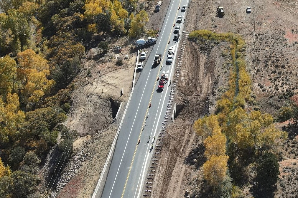 Aerial view US 550 Paco - Billy Wildlife & Safety Improvements project.jpg detail image