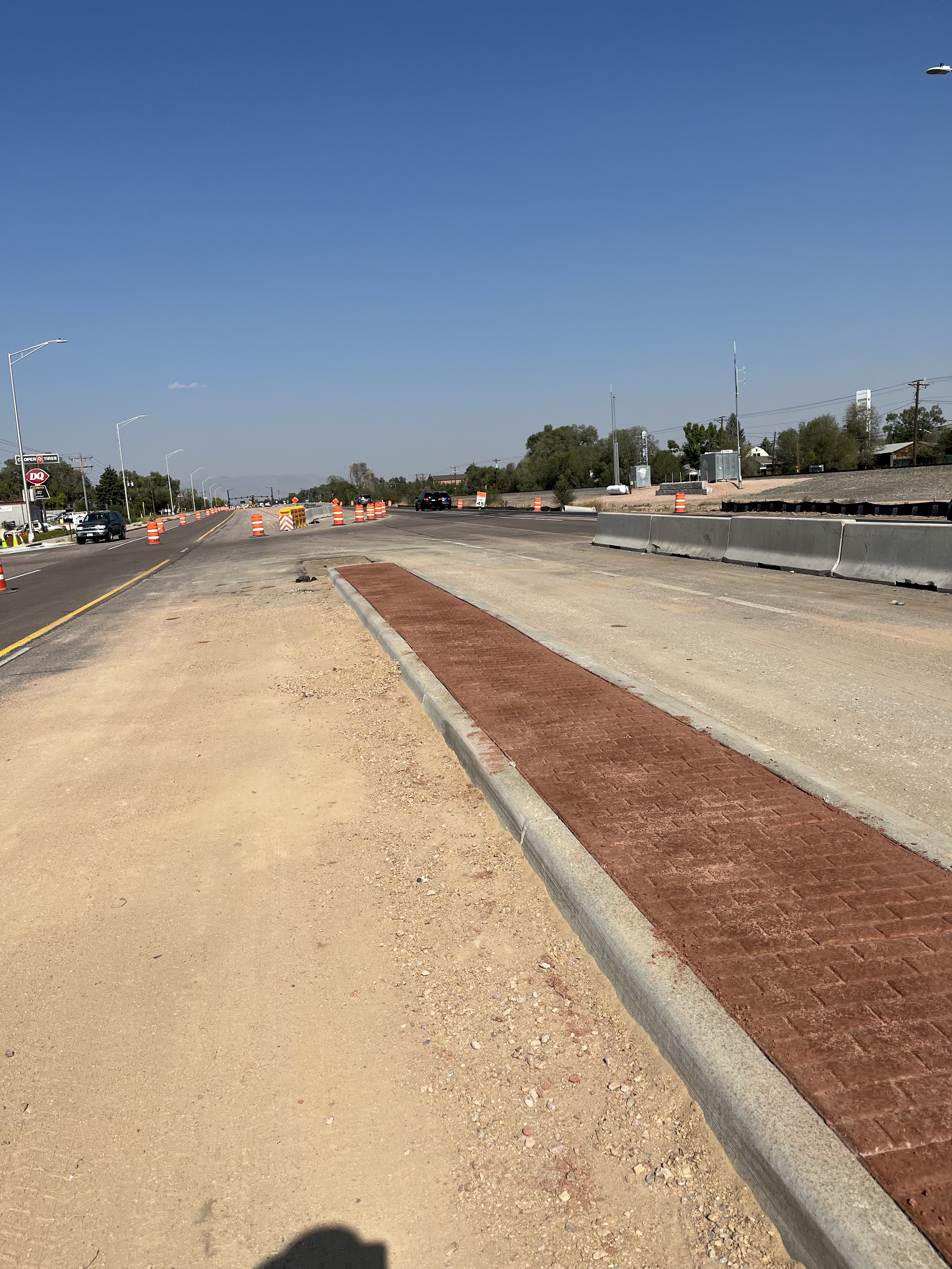 US 85 and Carson Boulevard Intersection Improvements Northbound Median View.jpg detail image