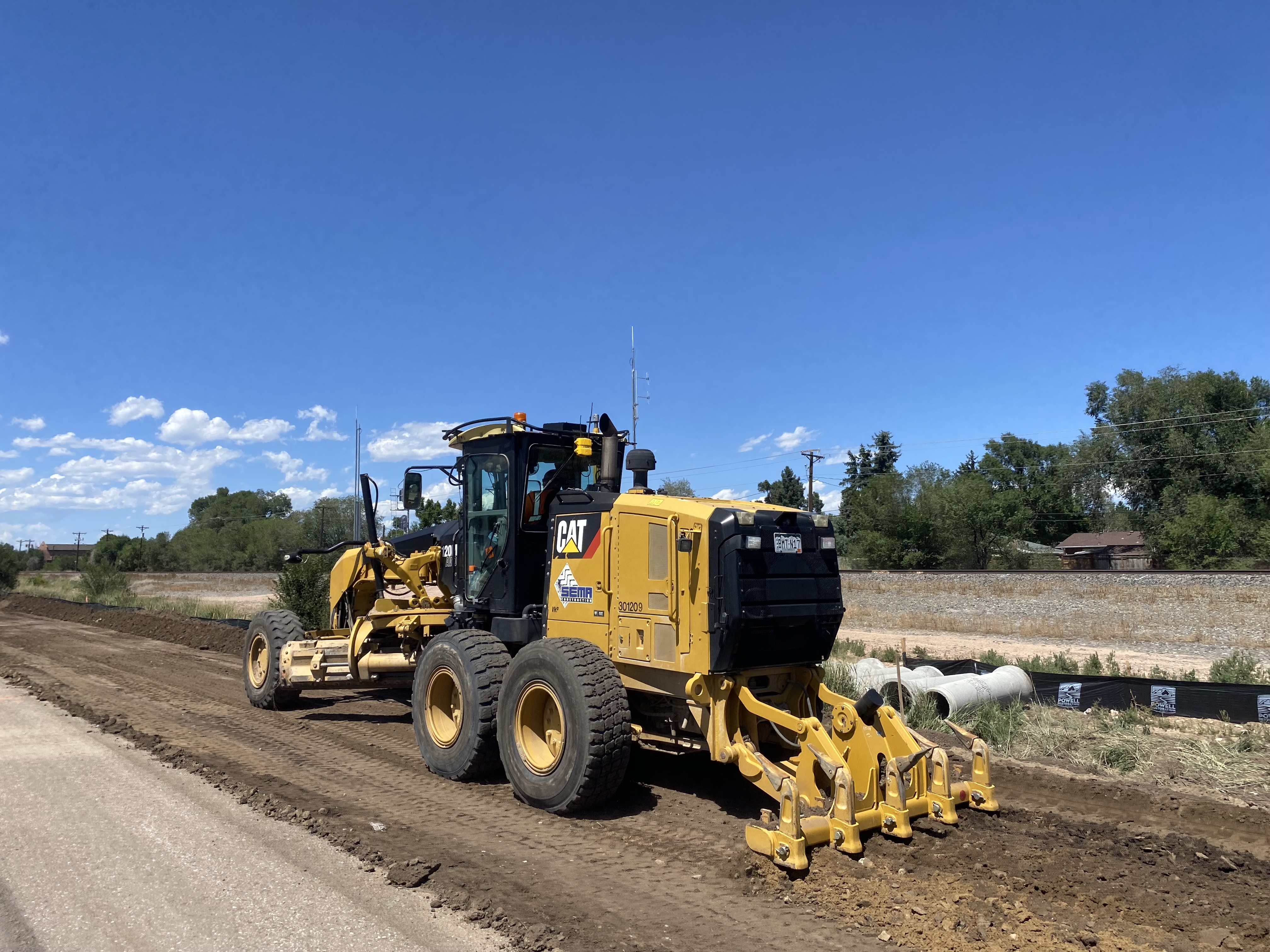 US 85 and Carson Boulevard Intersection Improvements Roadway Widening Equipment.jpg detail image