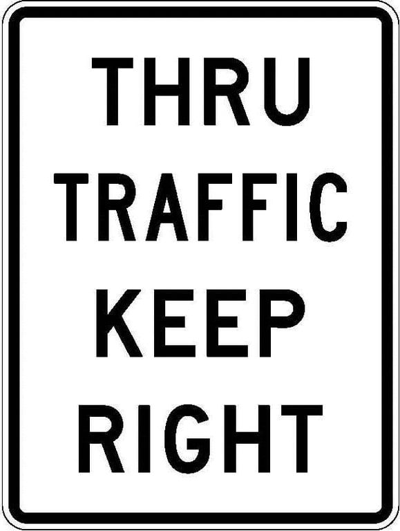 R4-3a Thru Traffic Keep Right JPEG