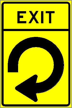 W13-50 Exit 270 Arrow GIF